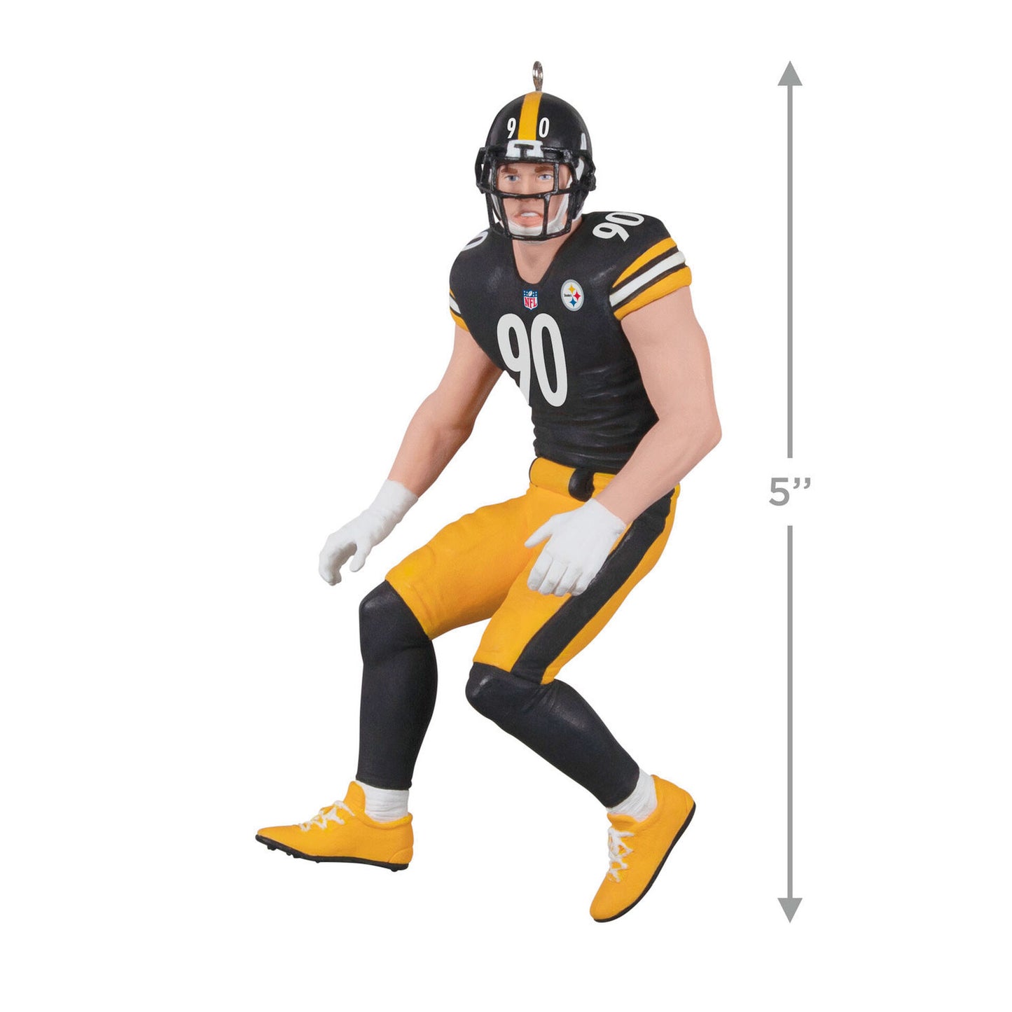 Hallmark Keepsake Ornament 2022, NFL Pittsburgh Steelers T.J. Watt