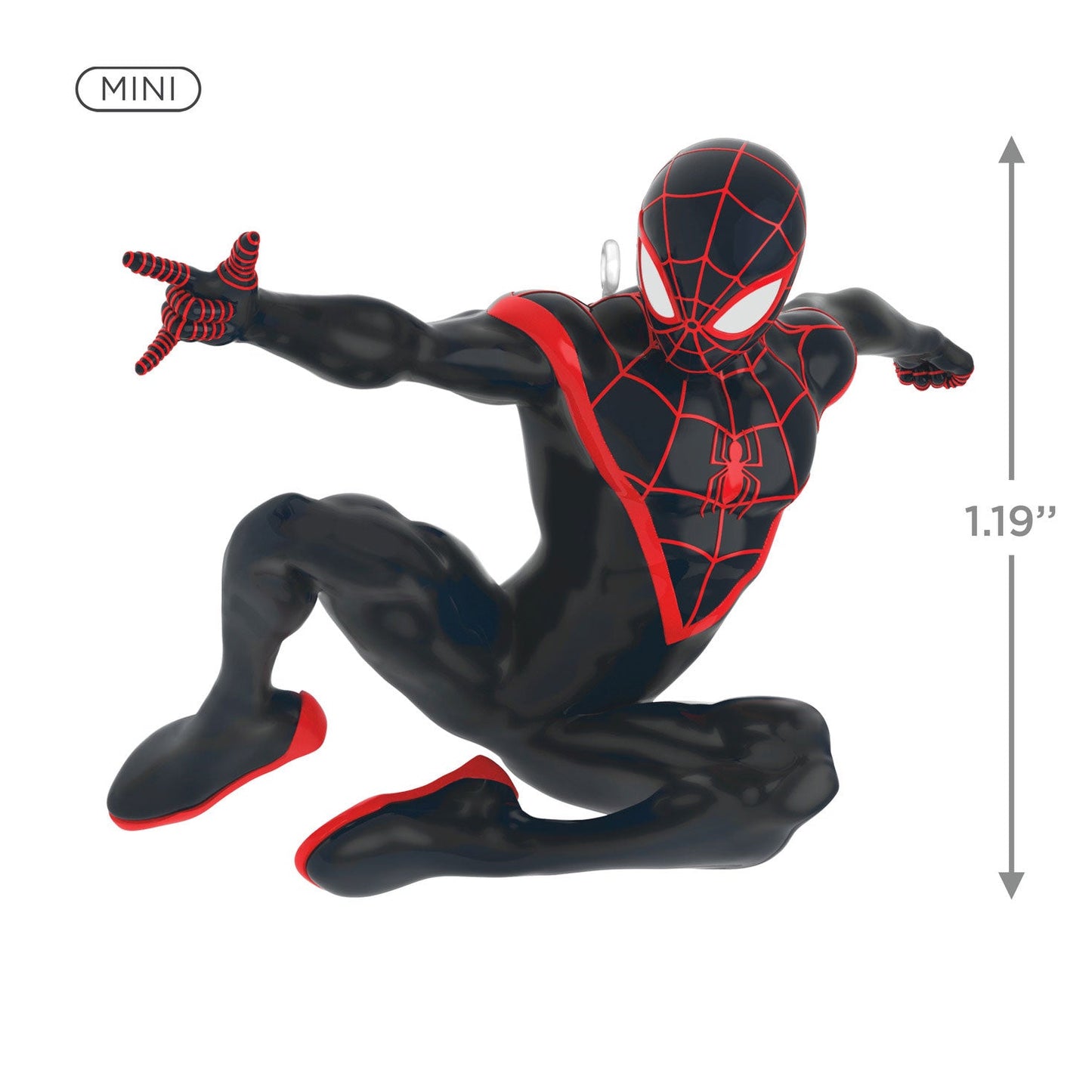 Mini Marvel Spider Man and Miles Morales, 2023 Keepsake Ornaments, Set of 2