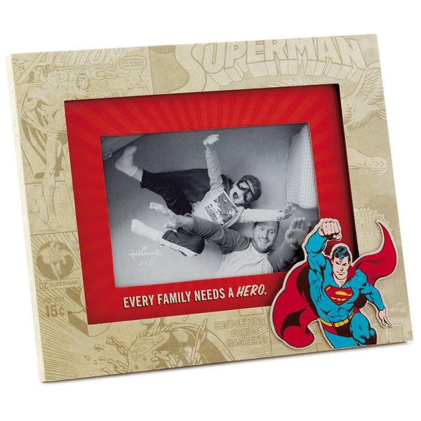 Superman Every Family Needs a Hero Picture Frame, 4x6