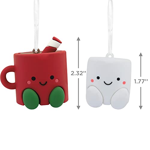 Better Together Hot Cocoa and Marshmallow Magnetic Ornaments, Set of 2