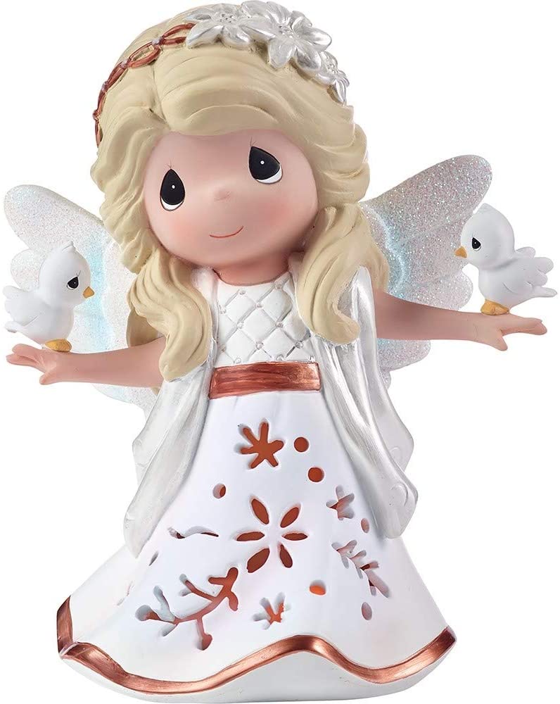 Precious Moments ?ǣIn His Perfect Peace and Love?ǥ LED Light Up Musical Figurine, Resin