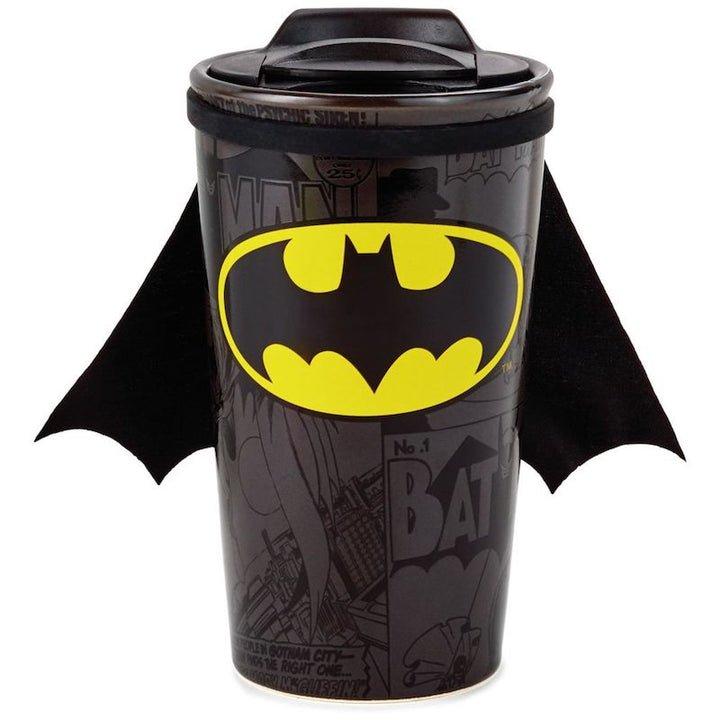 DC Comics Batman Travel Mug With Cape, 10 oz