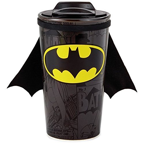 DC Comics Batman Travel Mug With Cape, 10 oz