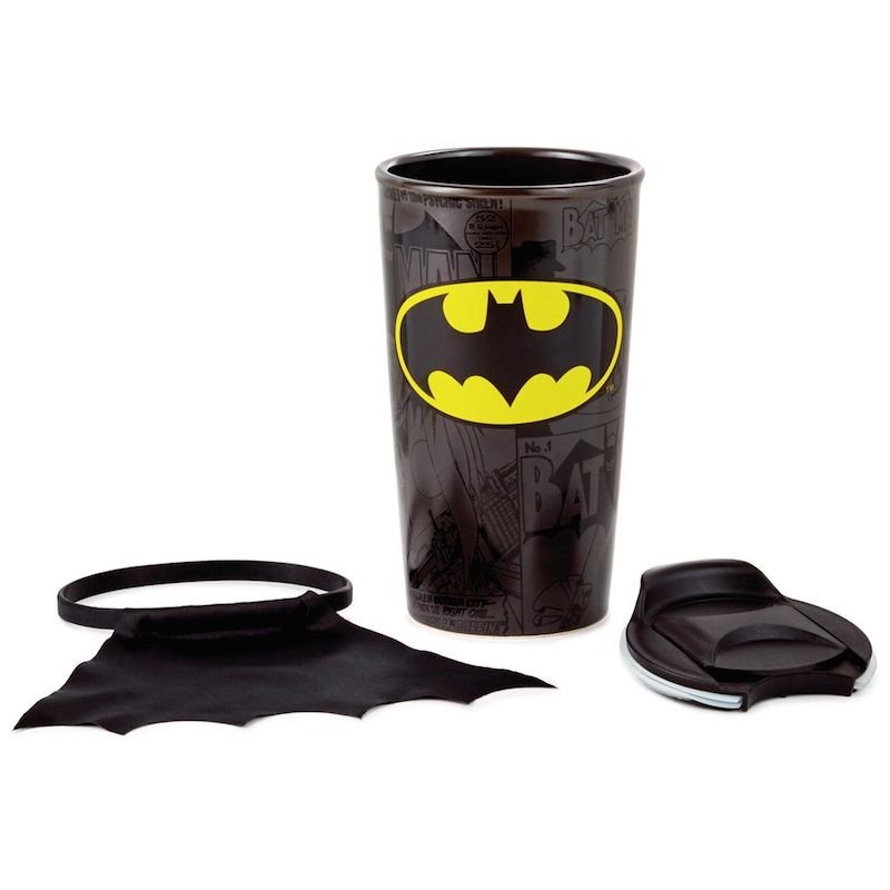 DC Comics Batman Travel Mug With Cape, 10 oz