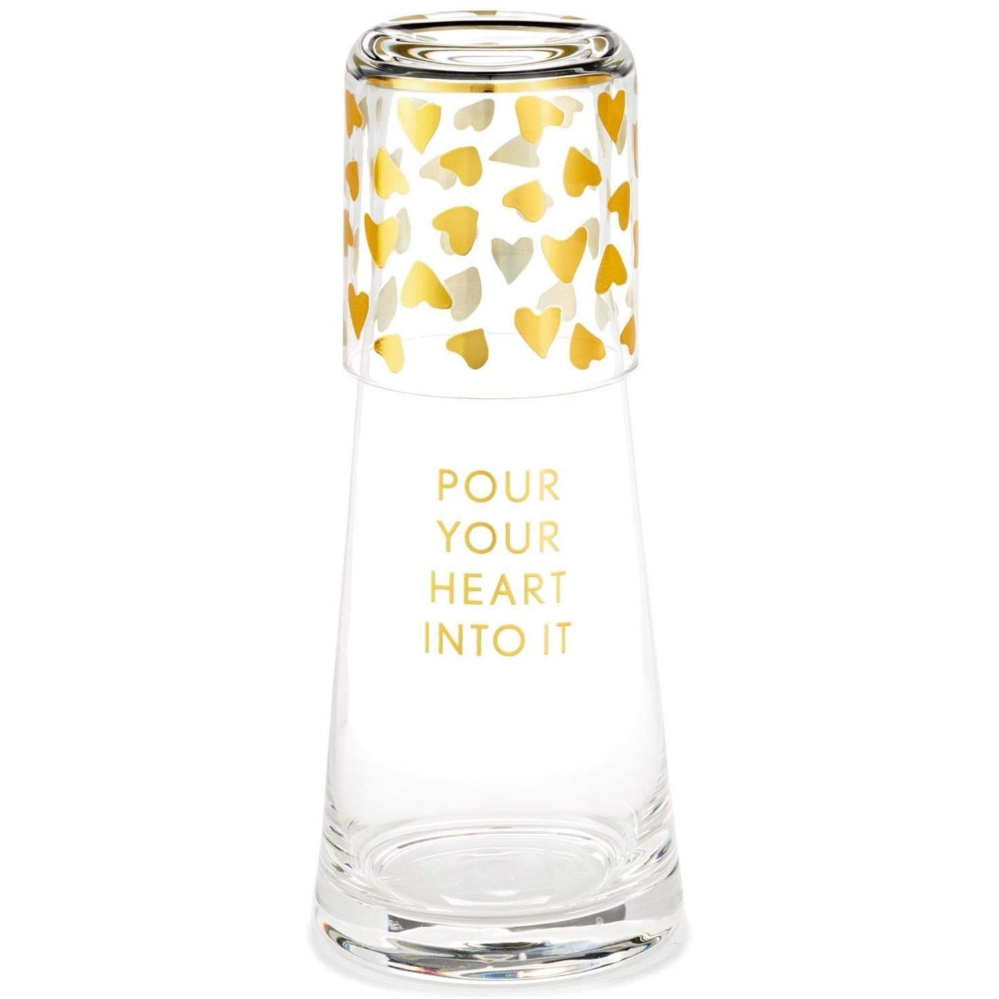 Pour Your Heart Into it - Carpe and Drinking Glass Set
