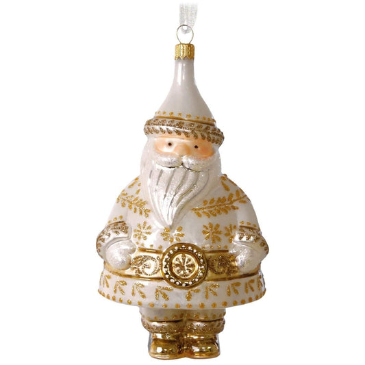 Decorative Santa Blown Glass Ornament Santa Claus