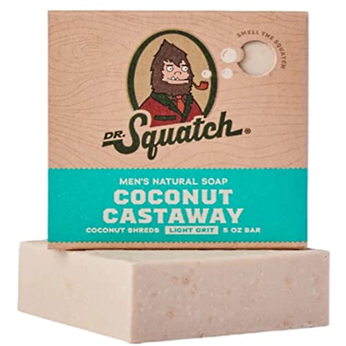 Dr. Squatch All Natural Bar Soap, Coconut Castaway