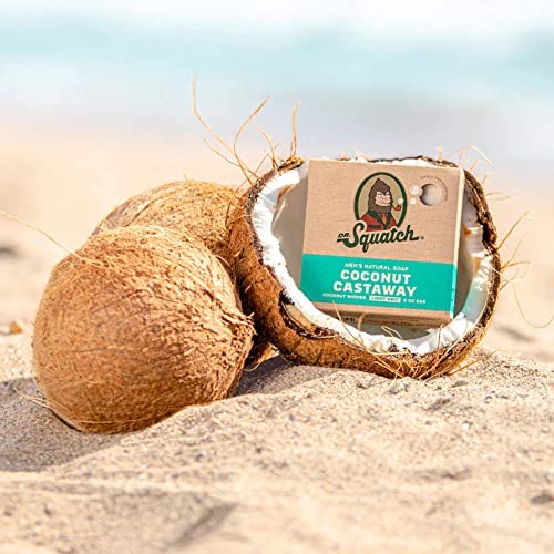 Dr. Squatch All Natural Bar Soap, Coconut Castaway