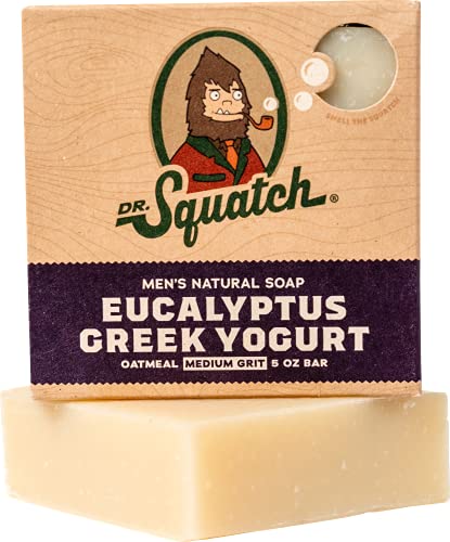 Dr. Squatch All Natural Bar Soap, Eucalyptus Greek Yogurt