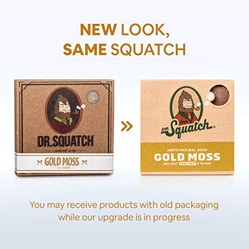 Dr. Squatch All Natural Bar Soap, Gold Moss