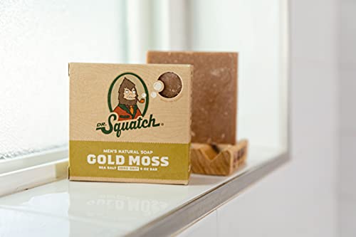 Dr. Squatch All Natural Bar Soap, Gold Moss