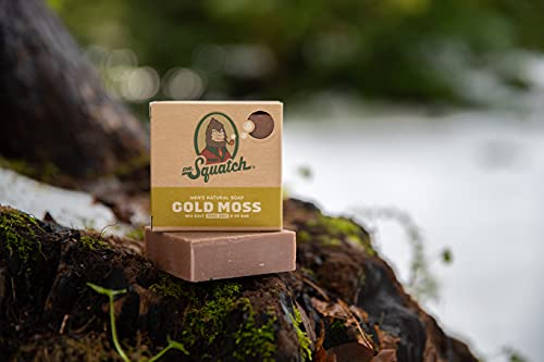 Dr. Squatch All Natural Bar Soap, Gold Moss