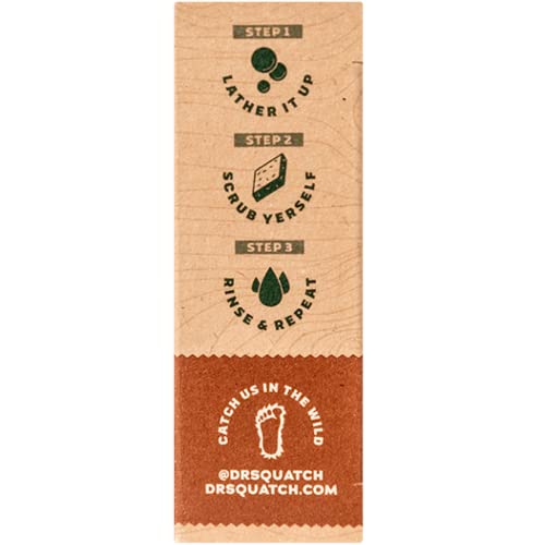 Dr. Squatch All Natural Bar Soap, Wood Barrel Bourbon