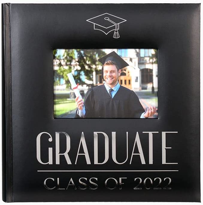 Graduate Class of 2022 Photo Album 2 Up 4x6 With Memo Writing Area