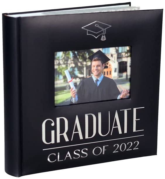 Graduate Class of 2022 Photo Album 2 Up 4x6 With Memo Writing Area