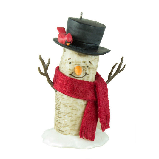 Hallmark 2016 Christmas Ornament Birch Branch Snowman Ornament