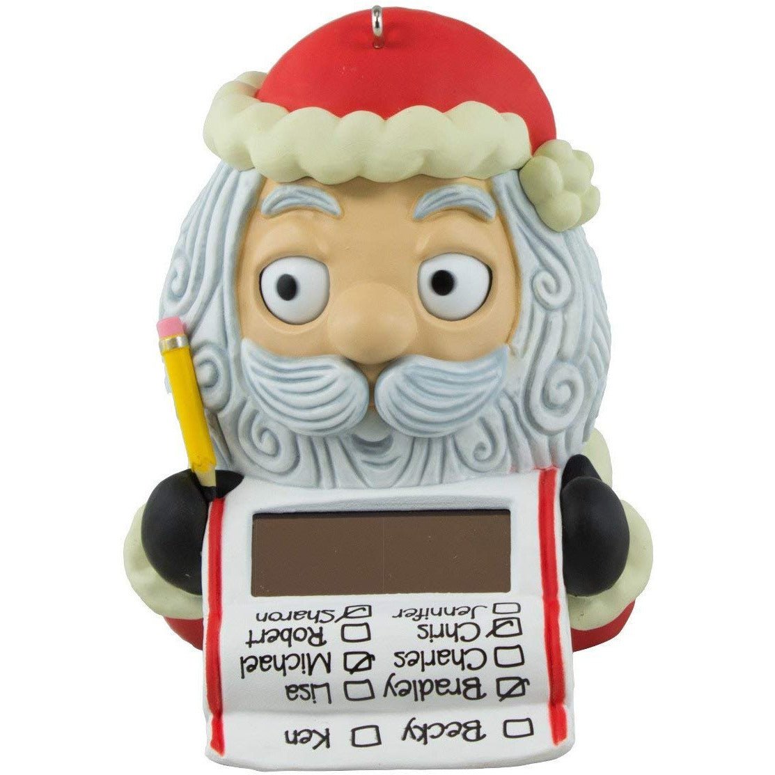 Hallmark 2016 Christmas Ornaments Checking It Twice!