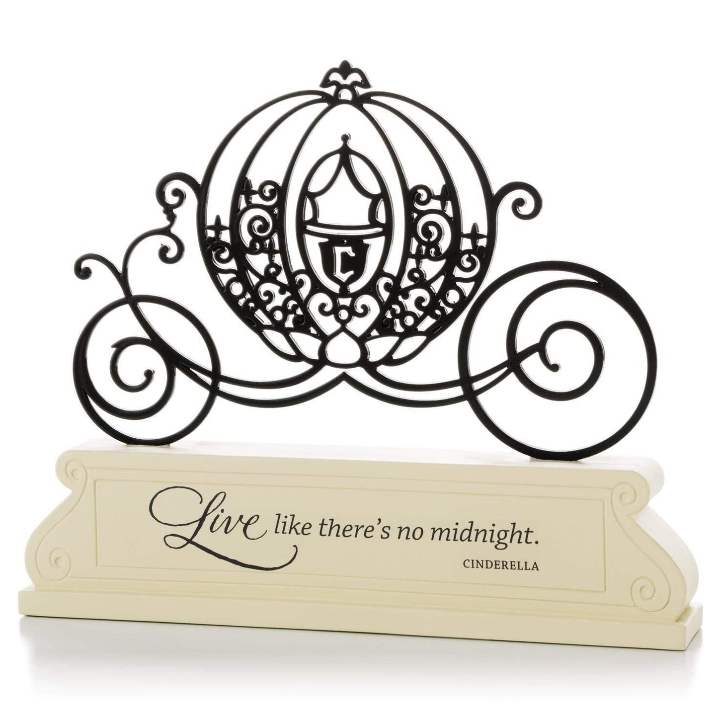 Hallmark Disney Cinderella Carriage Silhouette Figurine