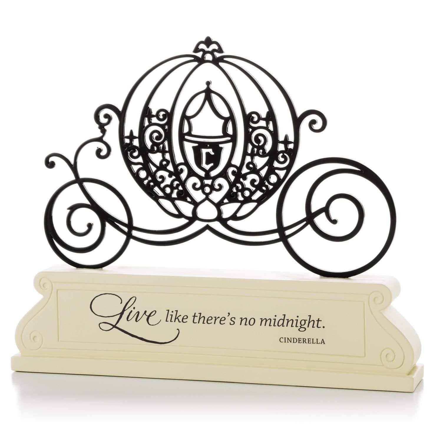 Hallmark Disney Cinderella Carriage Silhouette Figurine