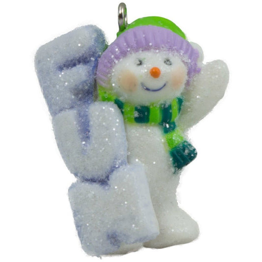 Hallmark Keepsake 2016 Mini A Little Frosty Fun Christmas Ornament