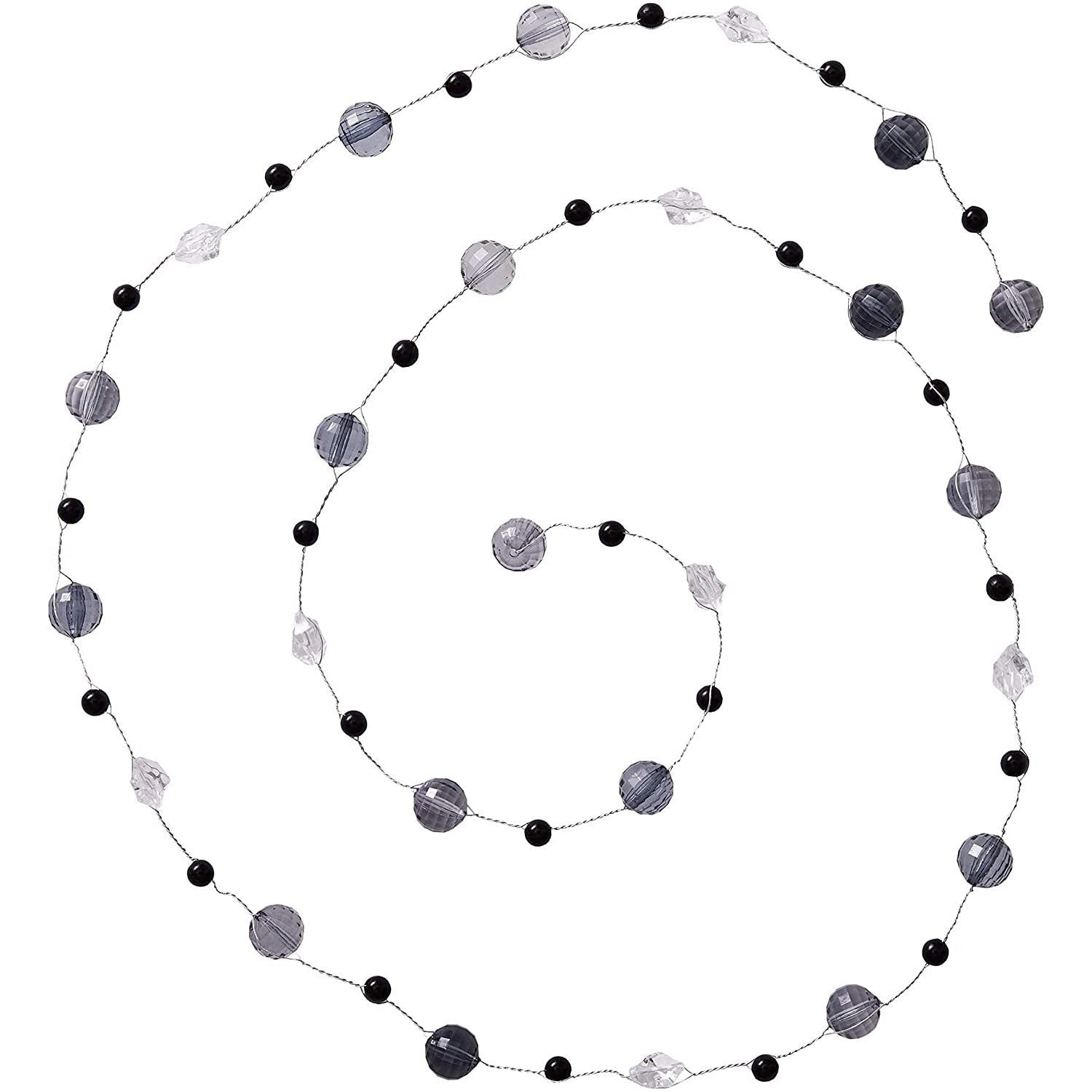 Hallmark Keepsake 2020, Miniature Silver Ball Christmas Tree Garland, 6'