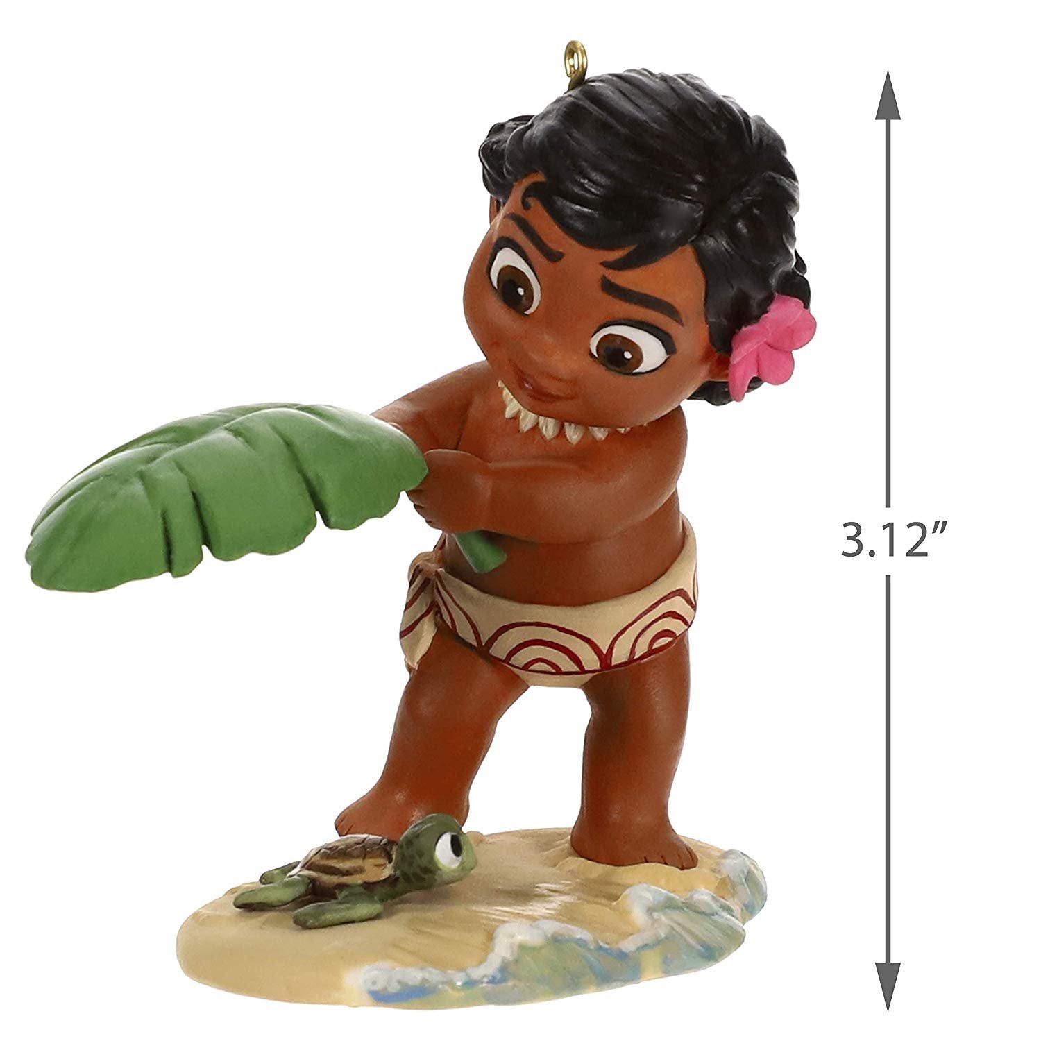 Hallmark Keepsake Christmas Ornament 2019 Year Dated Disney Moana Saving a Sea Turtle,