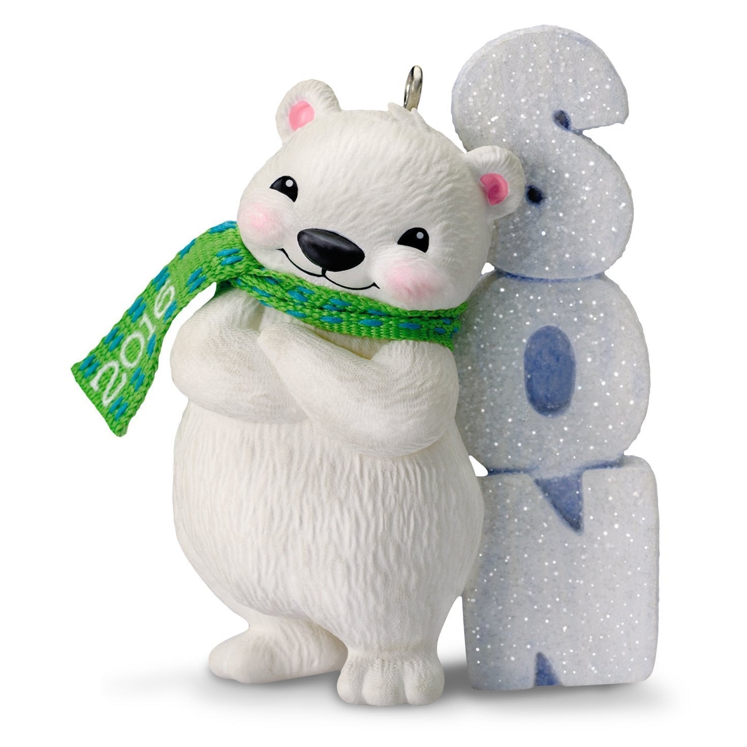 Hallmark Keepsake Ornament: Grandson Polar Bear in Snow Tube