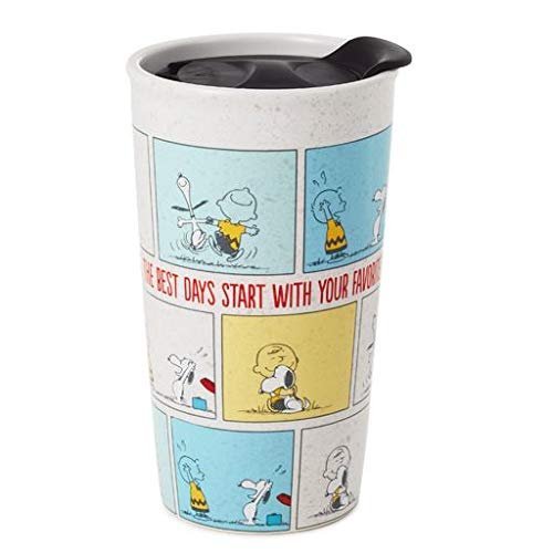 Hallmark Peanuts Comic Strip Travel Mug
