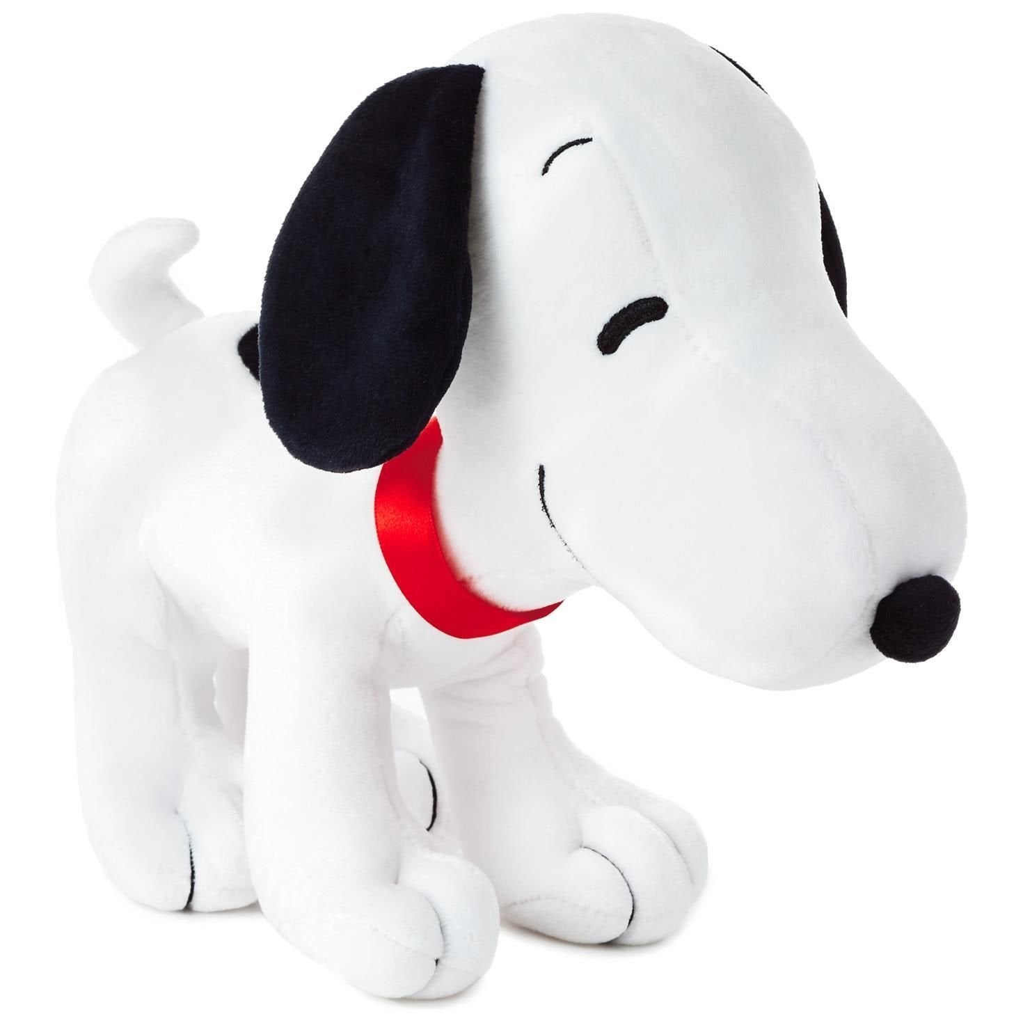 Hallmark Peanuts Snoopy Standing Stuffed Animal, 9.5" Classic Stuffed Animals Movies & TV