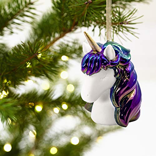 Hallmark Signature Christmas Signature Premium Ornament, Porcelain Unicorn