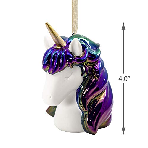 Hallmark Signature Christmas Signature Premium Ornament, Porcelain Unicorn