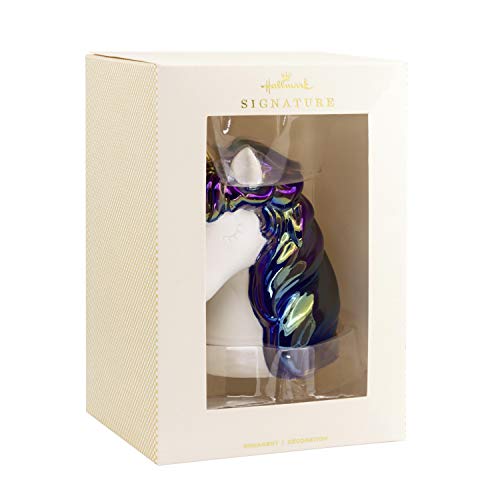 Hallmark Signature Christmas Signature Premium Ornament, Porcelain Unicorn