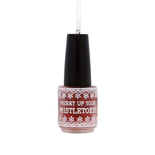 HMK Hallmark Nail Polish Tree Trimmer Ornament