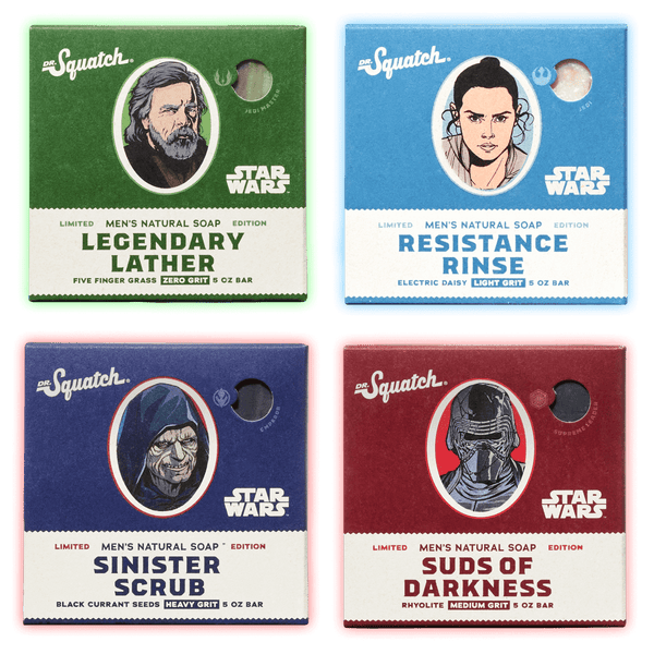 Dr. Squatch All Natural Soap, Star Wars Collection II (Limited