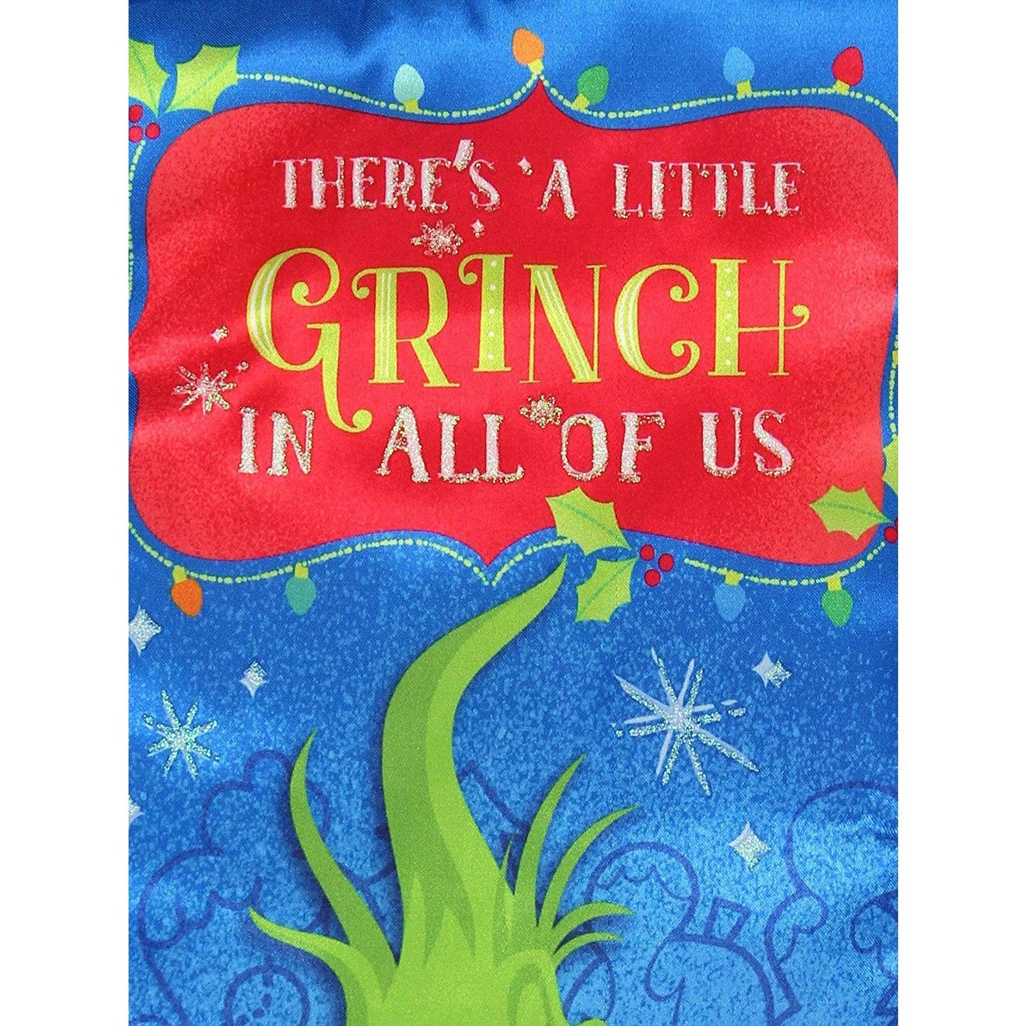 Kurt Adler Dr Seuss How The Grinch Stole Christmas 19" Holiday Stocking