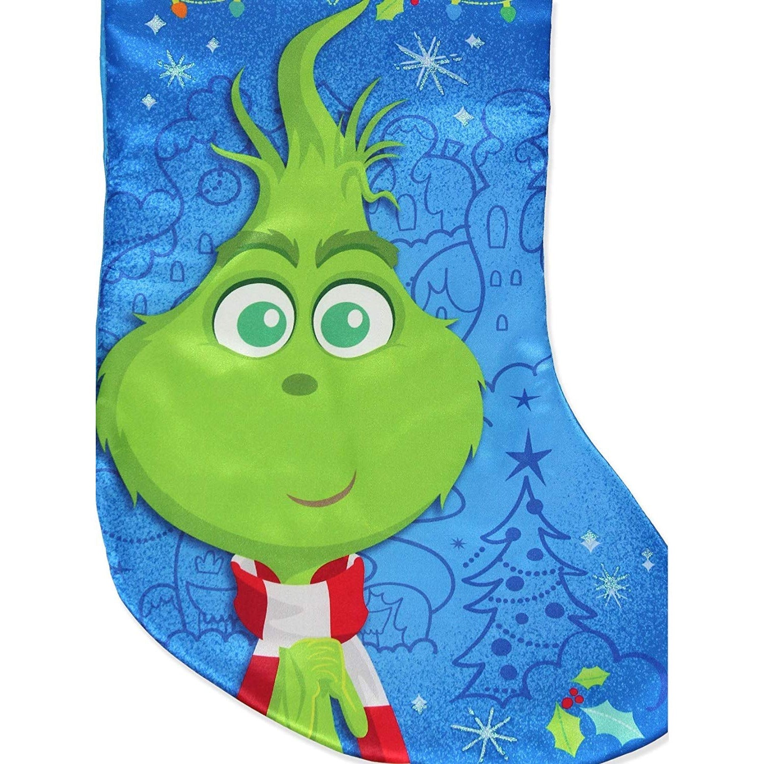 Kurt Adler Dr Seuss How The Grinch Stole Christmas 19" Holiday Stocking