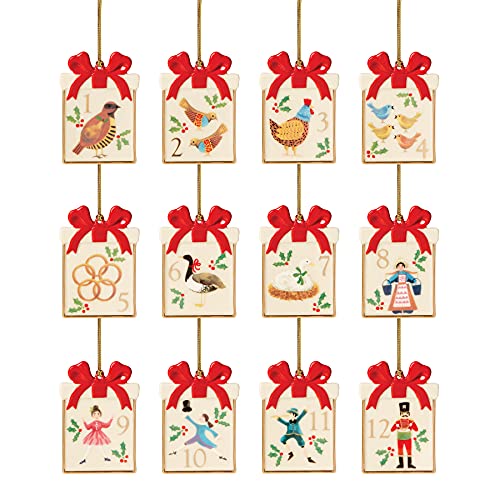Lenox 12 Days Box Ornament Set, 0.99, Multi