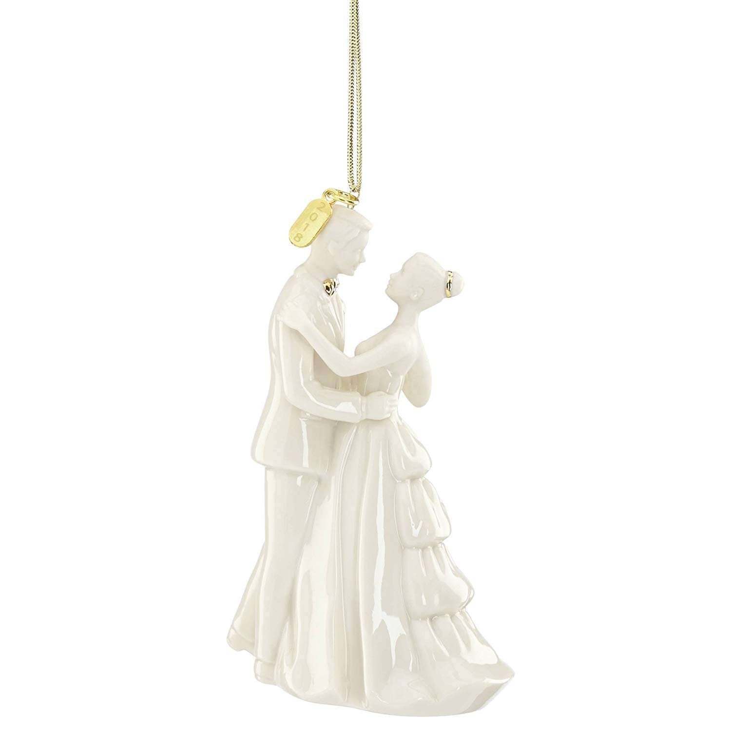 Lenox 2018 Bride and Groom Ornament