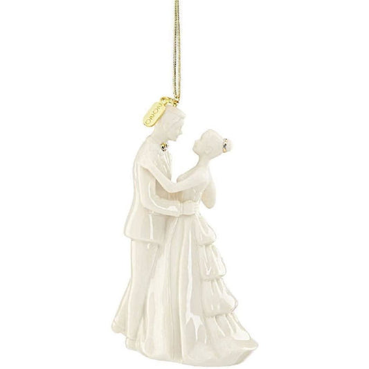 Lenox 2020 Bride & Groom Ornament, 0.45 LB, Ivory