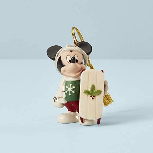 Lenox 2020 Let It Snow Mickey Ornament, 0.35 LB, Multi