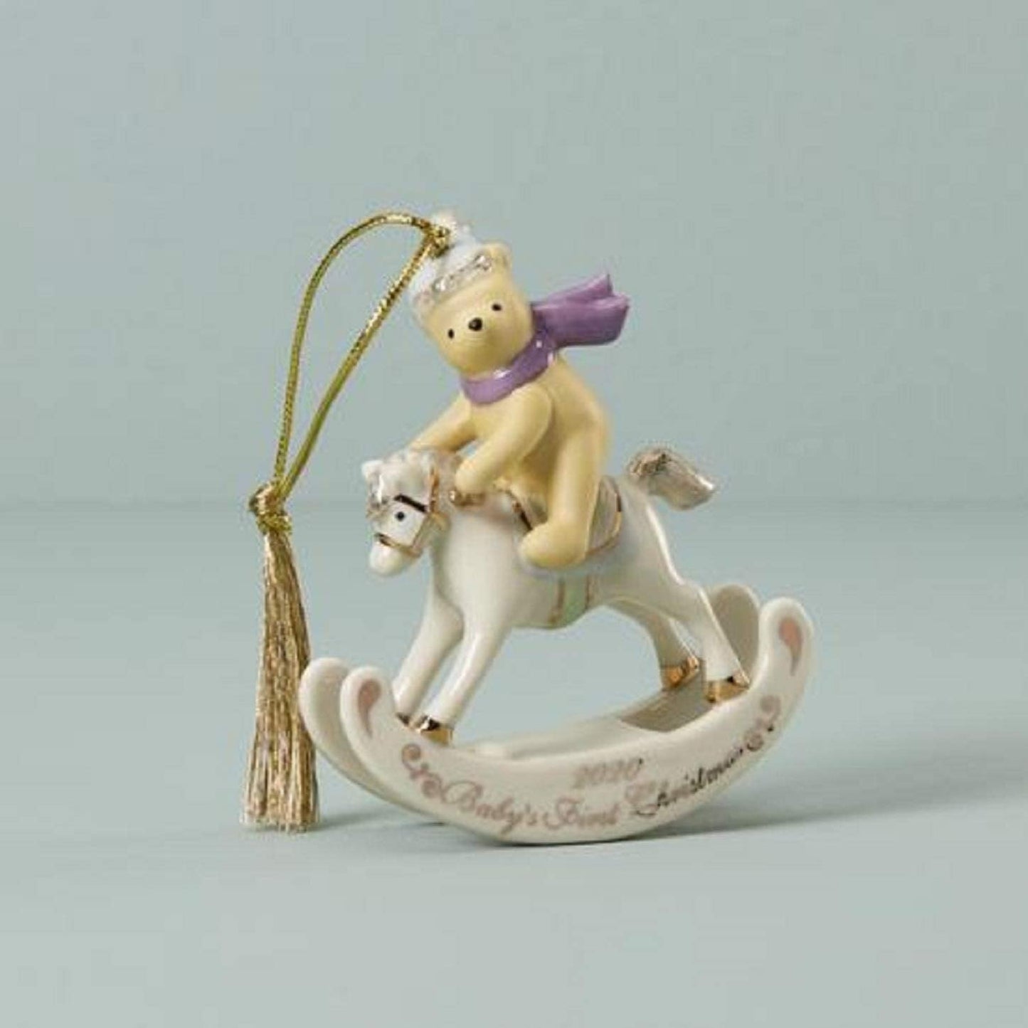 Lenox 2020 Winnie The Pooh Baby's 1st Christmas Ornament, 0.40 LB, Multi