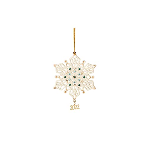 Lenox 2022 Annual Gemmed Snowflake Ornament