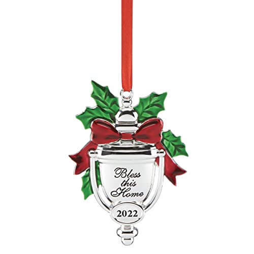 Lenox 2022 Bless This Home Ornament, Metallic