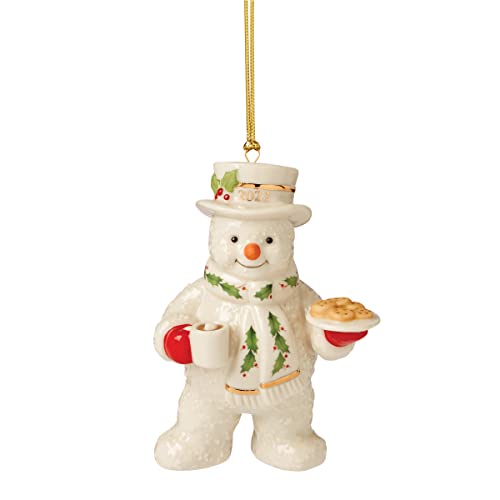 Lenox 2022 Snowman Treats Ornament