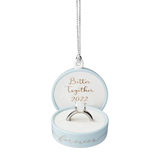 Lenox 2022 Together Forever Ring Box Ornament