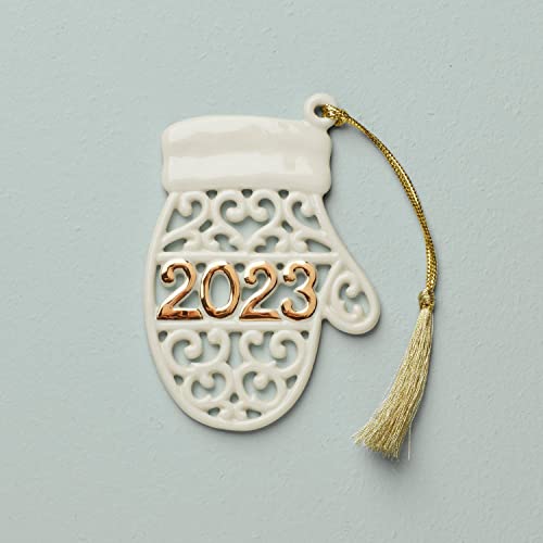 Lenox 2023 A Year to Remember Mitten Ornament