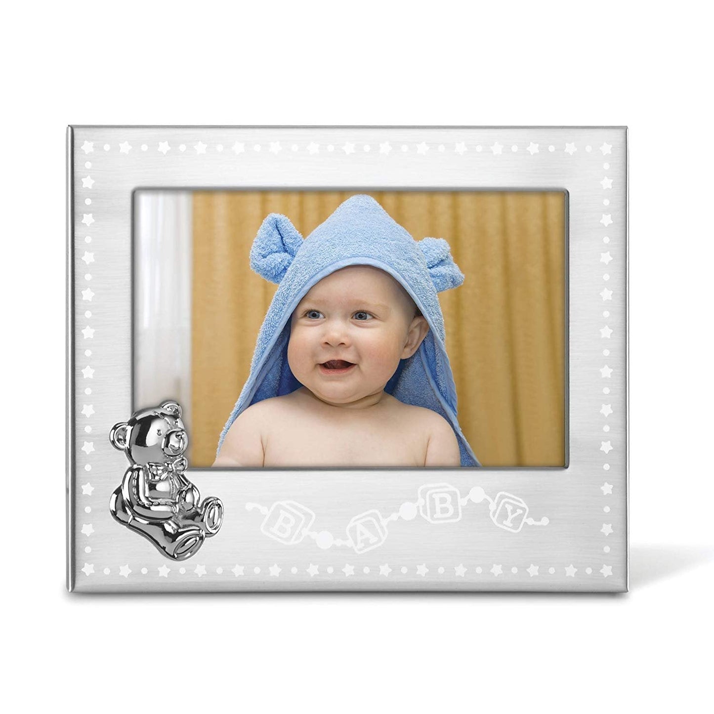 Lenox 4x6 Baby Frame Silver