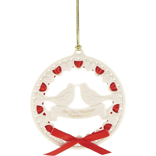 Lenox 884550 2019 Our 1st Christmas Together Dove Ornament