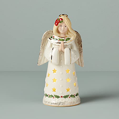 Lenox Holiday Angel Light - Up Figurine, Ivory