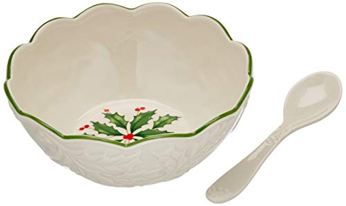 Lenox Holiday Dip Bowl with Spoon